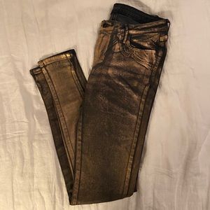 Black and gold Levi’s